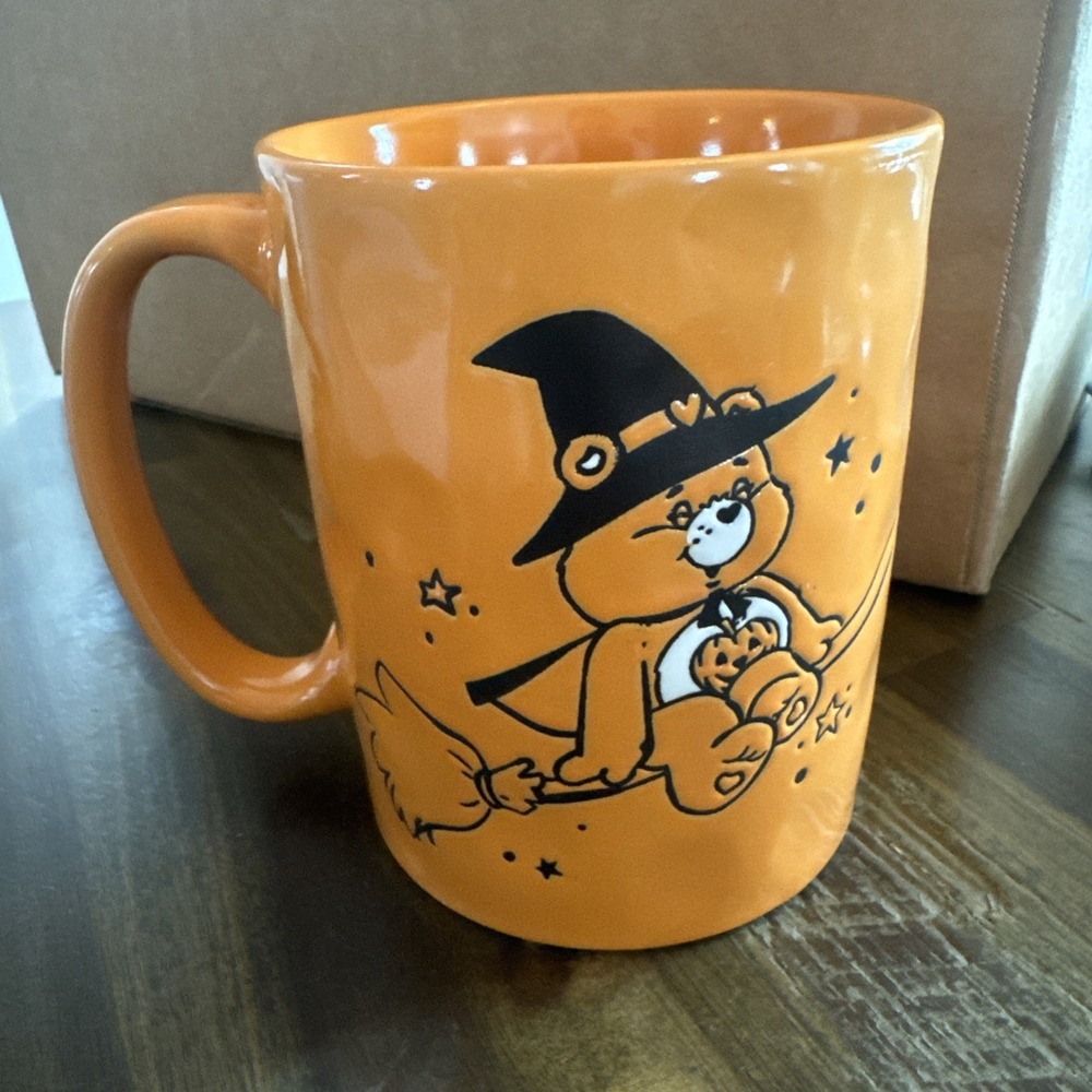Care Bears Halloween Mug Double Sided Embossed Witch & Vampire Coffee Cup